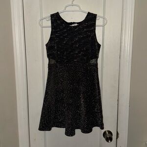 Girls sparkly skater dress.